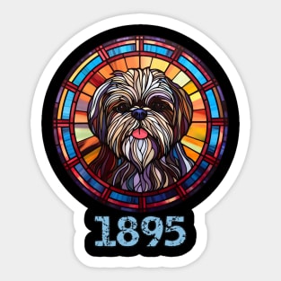 spoky dog 1895 Sticker